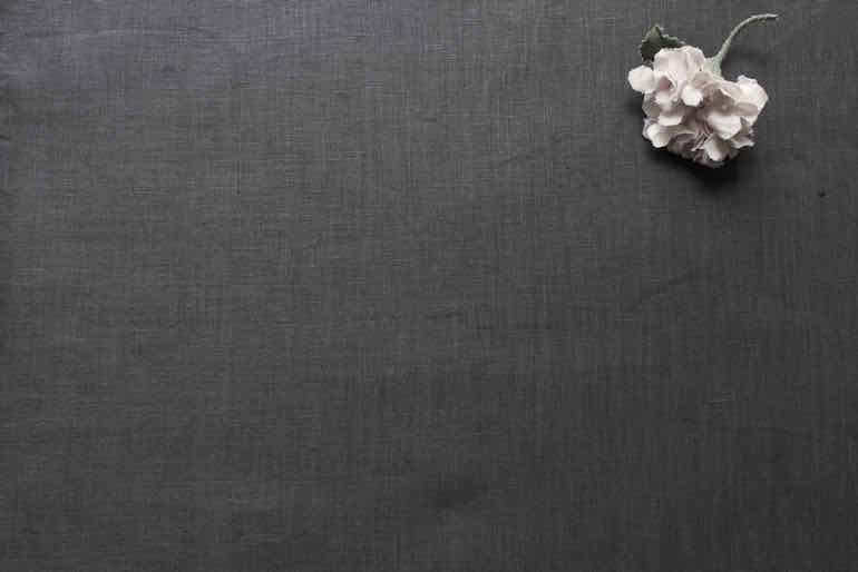 リネンドナ　墨黒linen100%